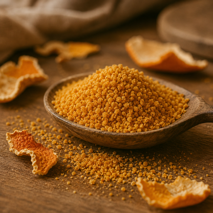 Granulés d'écorce de mandarine