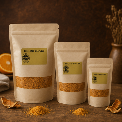 Granulés d'écorce de mandarine