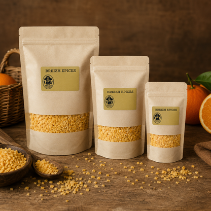Granulés d'écorce d'orange douce