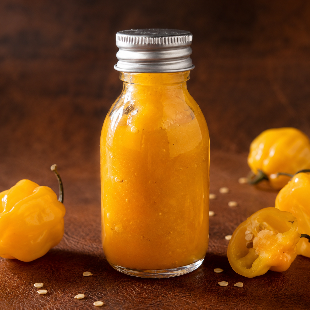 Purée de piment yellow habenero