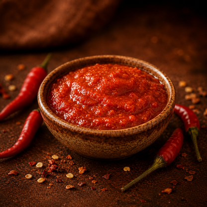 Purée de piment cayenne