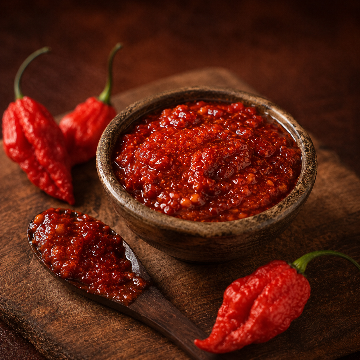 Purée de piment bhut jolokia