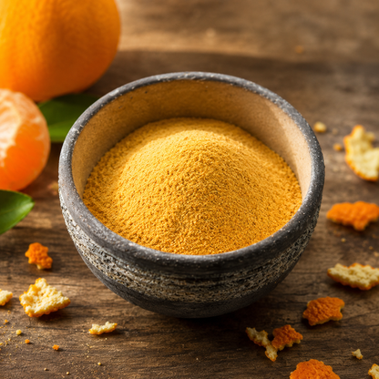 Poudre d'écorce de Mikan (mandarine japonaise)