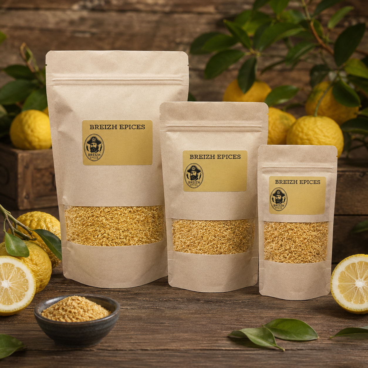 Micro paillettes de yuzu