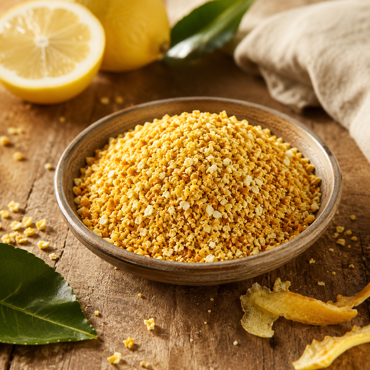 Granulés d'écorce de citron
