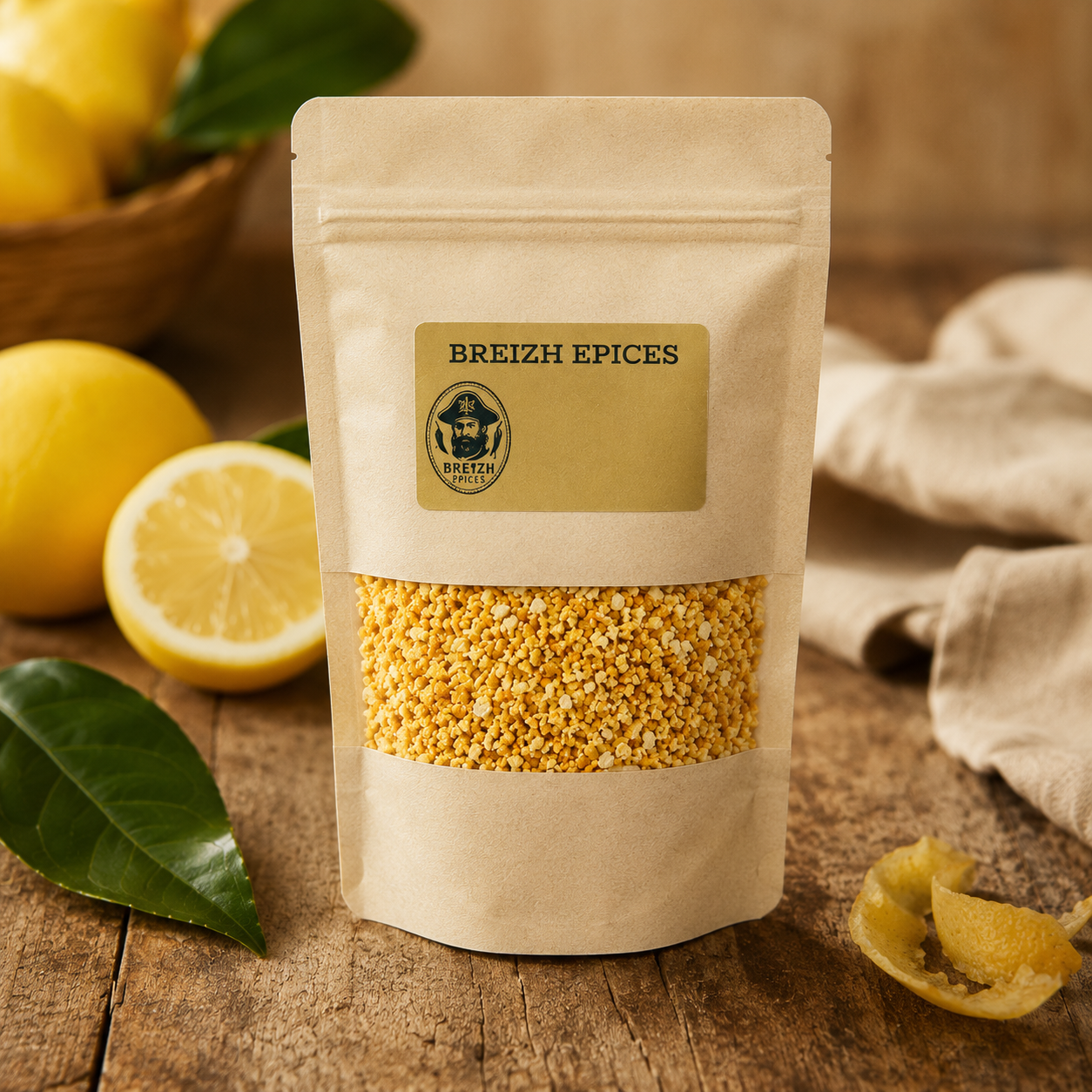 Granulés d'écorce de citron