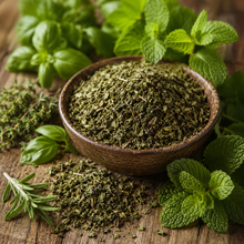 Feuilles de menthe poivrée coupées Egypte